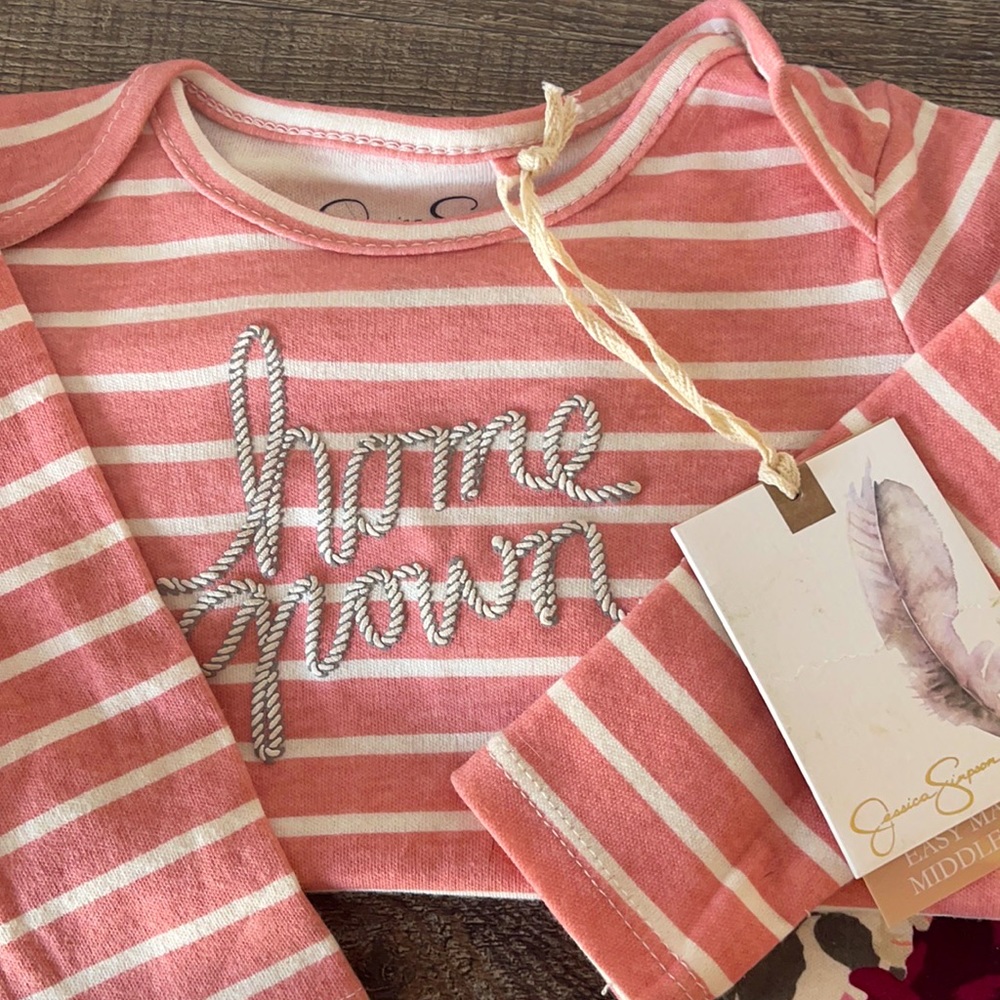 3-6 Month Jessica Simpson Onsies - NEW
